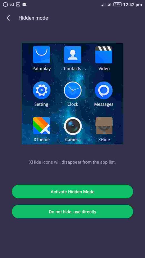 how to setup xhide on any infinix smart phone