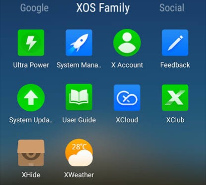 Infinix XAccount