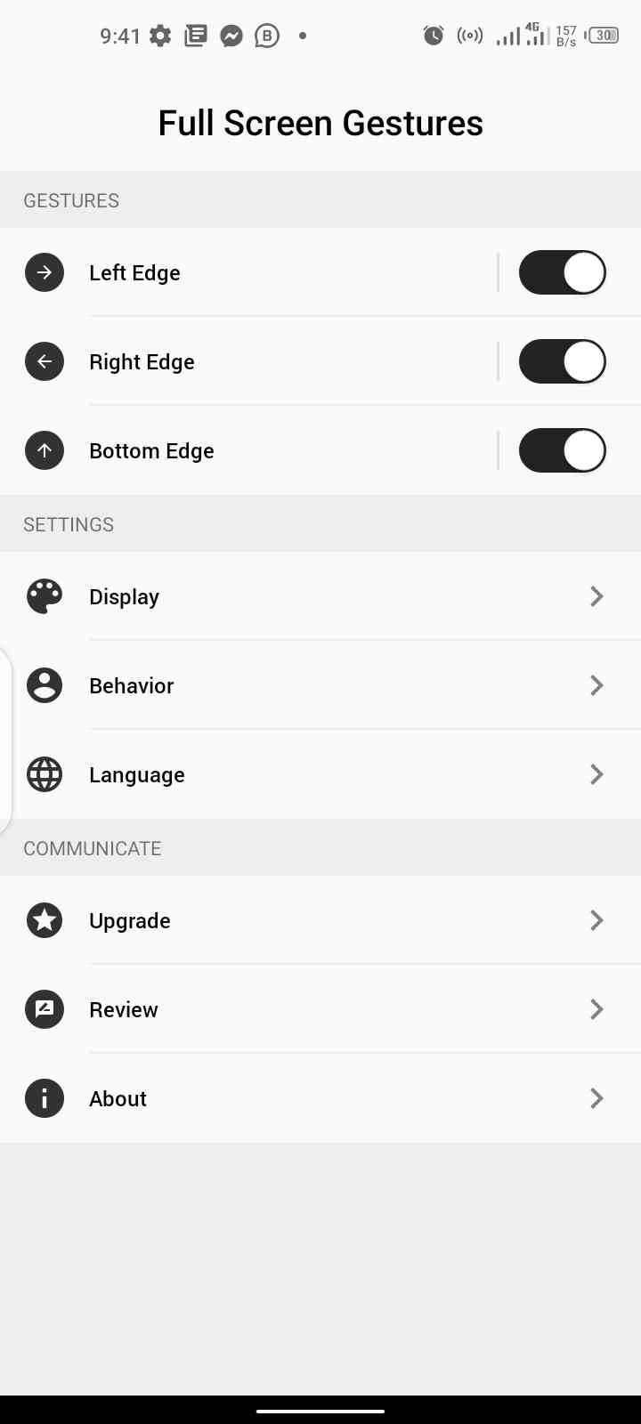 Infinix android 10 navigation gesture