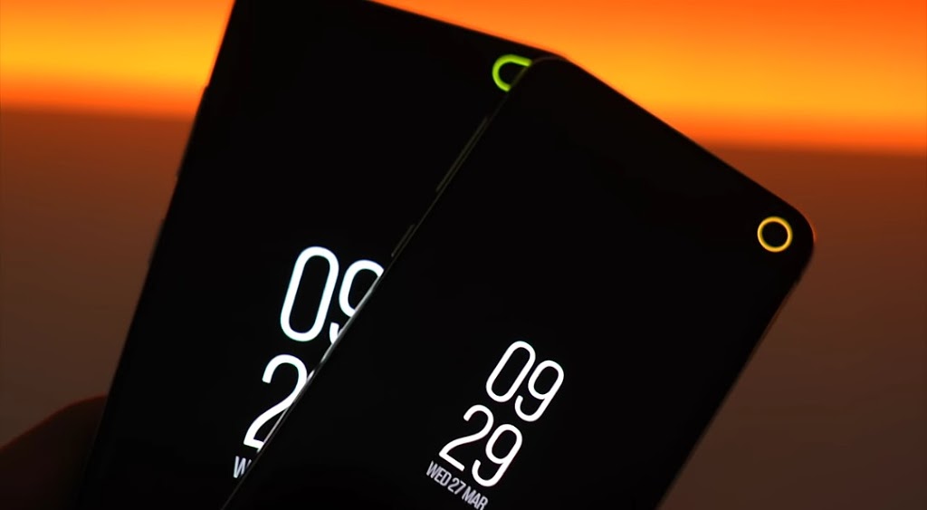to set up a hole notification LED the Samsung Galaxy S10