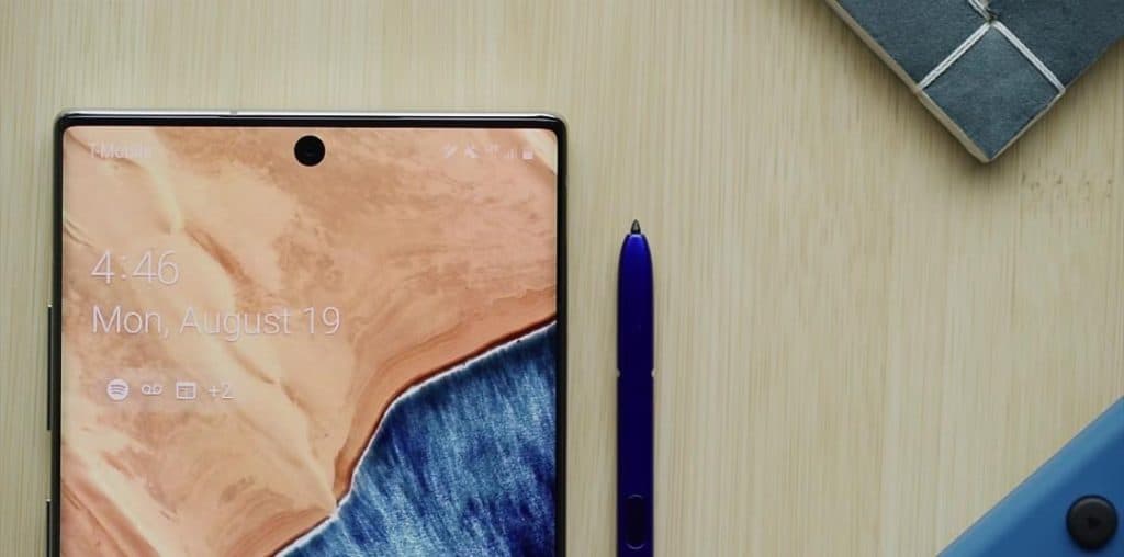 Samsung Galaxy Note 10 Punch Hole 10MP Front Facing Camera