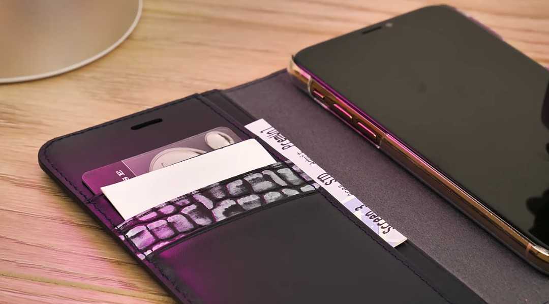 VRS Design Genuine Leather Diary Case