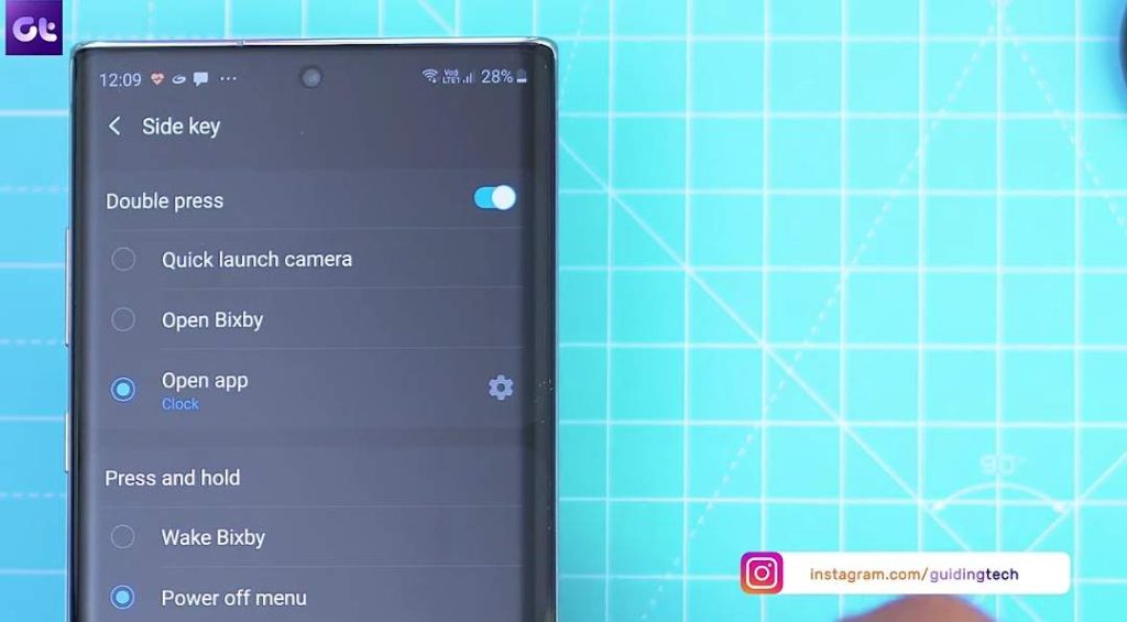 How to remap the side key on Samsung Galaxy Note 10