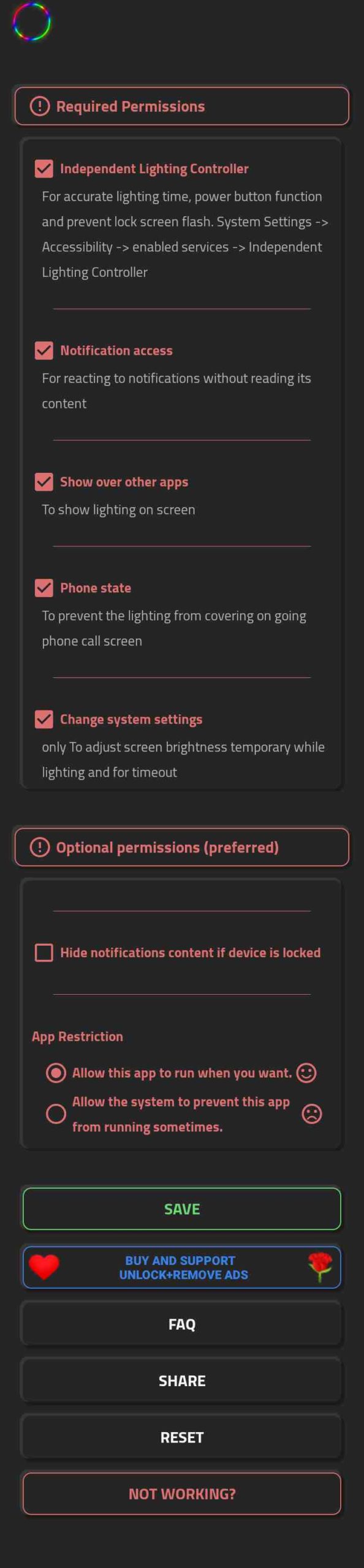Infinix Note 7 & 8 LED notification