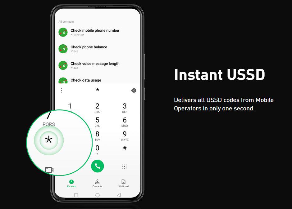 Tecno HiOS 7 - Instant USSD codes