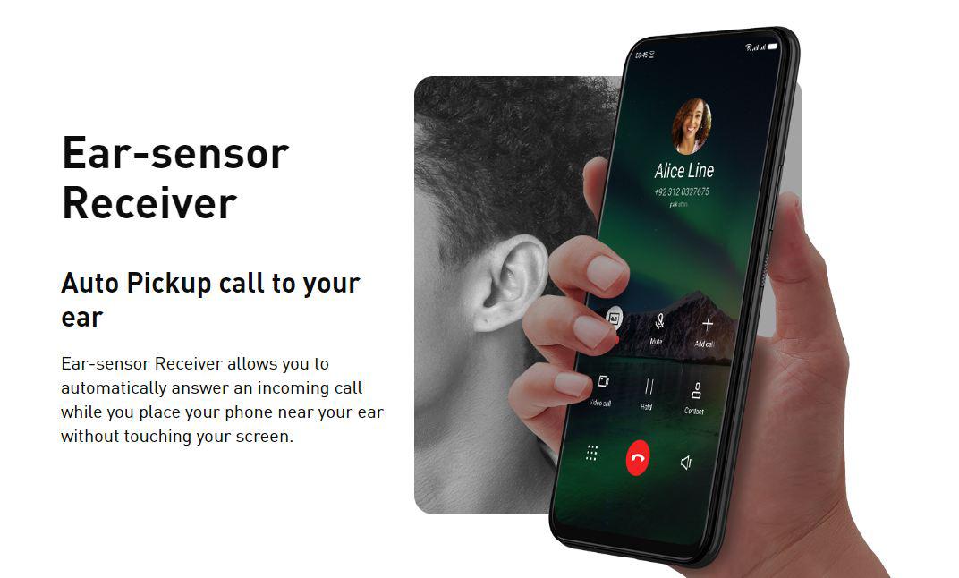 Tecno HiOS 7 - Ear sensor receiver