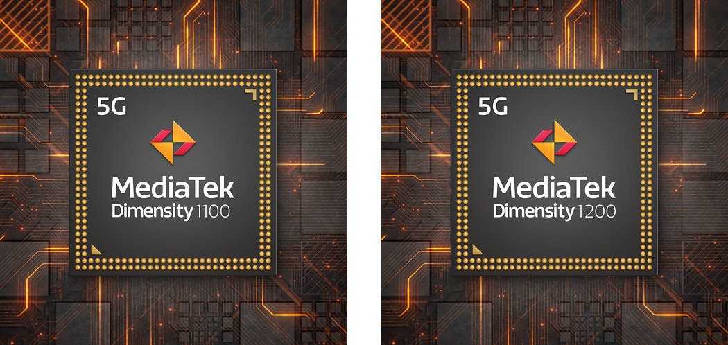 Mediatek Dimensity 1200 and 1100 6nm chipsets