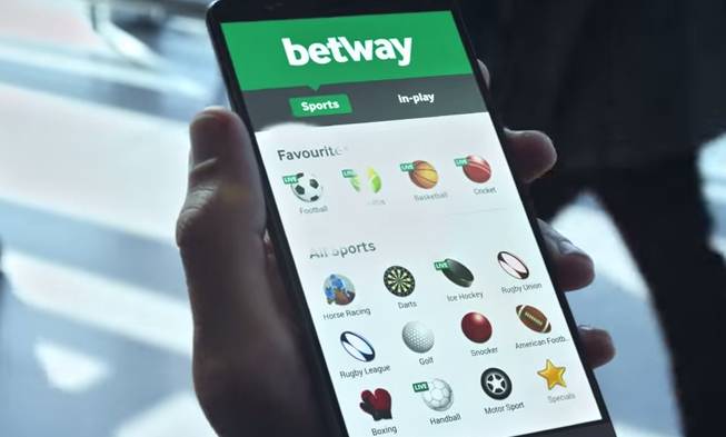 Sport betting online using Betway app