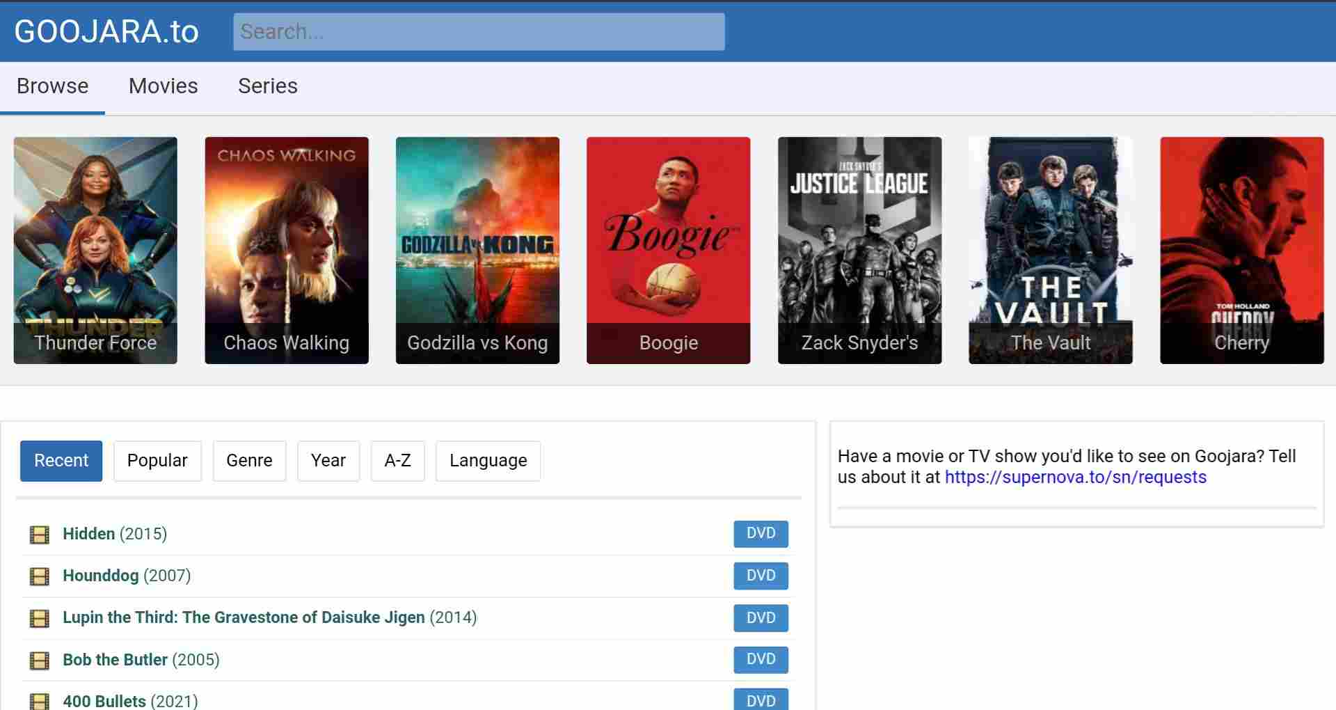 Goojara - Stream, Download & Watch High Quality Movies For Free
