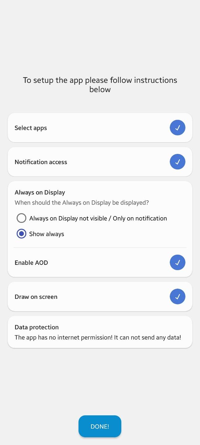 Samsung Galaxy Note 10 & Note 20 hole punch notification LED