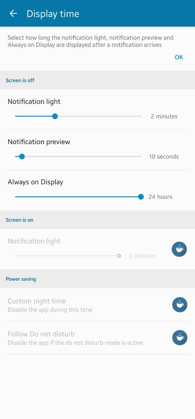 Samsung Galaxy Note 10 & Note 20 hole punch notification LED