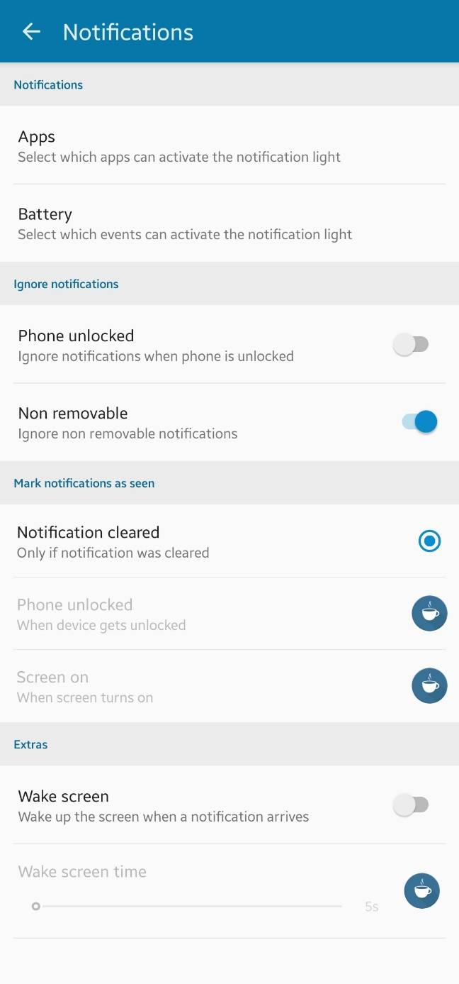 Samsung Galaxy S20, S20 Plus, S20 Ultra, S20 FE, S21, S21 Plus, and S21 Ultra notification LED.