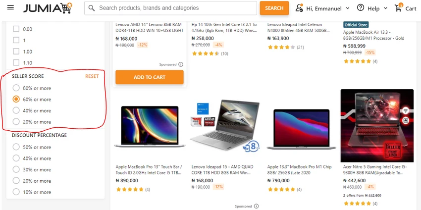 How to order on Jumia
