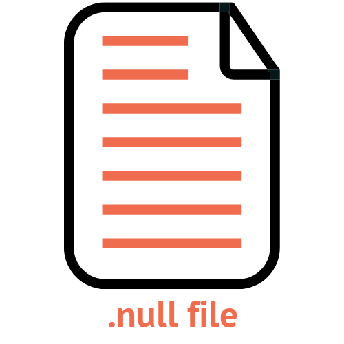 How to open null file