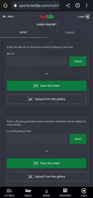 How to check Bet slip
