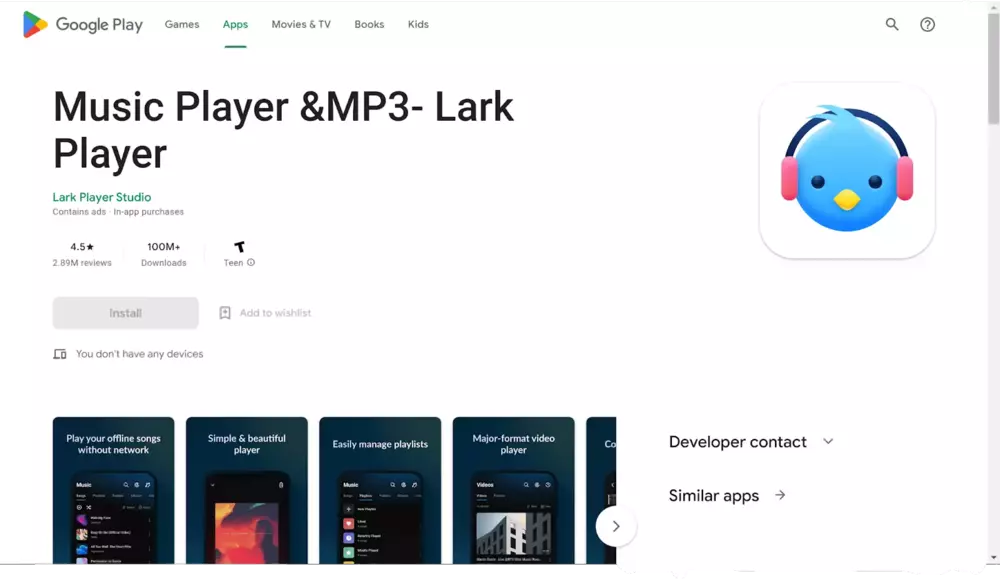 It is Possible to Download Music from Lark Player?